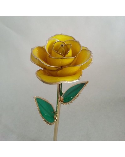 Rose jaune 24k