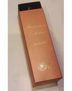 Rose éternelle plaquée or