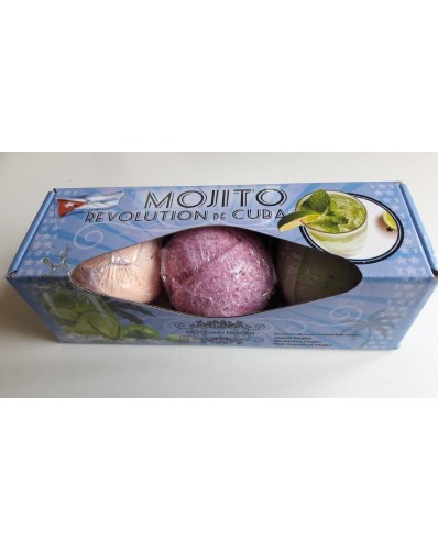 Boule de bains parfumée  "mojito"