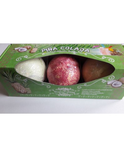 Boules de bains parfumées "pina colada"